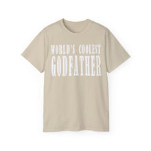 Load image into Gallery viewer, World’s Coolest Godfather T-Shirt – Respect the Shirt