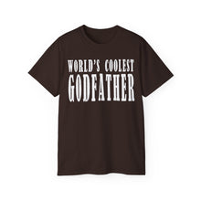 Load image into Gallery viewer, World’s Coolest Godfather T-Shirt – Respect the Shirt