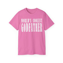 Load image into Gallery viewer, World’s Coolest Godfather T-Shirt – Respect the Shirt