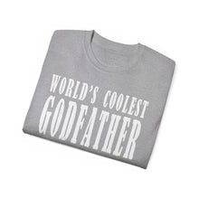 Load image into Gallery viewer, World’s Coolest Godfather T-Shirt – Respect the Shirt
