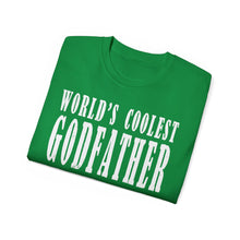 Load image into Gallery viewer, World’s Coolest Godfather T-Shirt – Respect the Shirt
