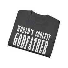 Load image into Gallery viewer, World’s Coolest Godfather T-Shirt – Respect the Shirt