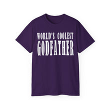 Load image into Gallery viewer, World’s Coolest Godfather T-Shirt – Respect the Shirt