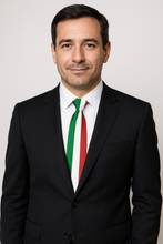 Load image into Gallery viewer, Italian Flag Necktie – Wear Your Heritage with Pride