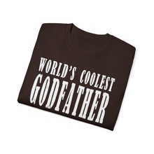 Load image into Gallery viewer, World’s Coolest Godfather T-Shirt – Respect the Shirt