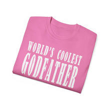Load image into Gallery viewer, World’s Coolest Godfather T-Shirt – Respect the Shirt