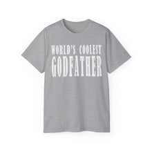 Load image into Gallery viewer, World’s Coolest Godfather T-Shirt – Respect the Shirt
