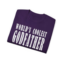 Load image into Gallery viewer, World’s Coolest Godfather T-Shirt – Respect the Shirt