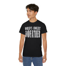 Load image into Gallery viewer, World’s Coolest Godfather T-Shirt – Respect the Shirt