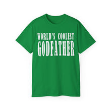 Load image into Gallery viewer, World’s Coolest Godfather T-Shirt – Respect the Shirt