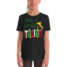 Load image into Gallery viewer, I'm A Little Italian Youth Short Sleeve T-Shirt