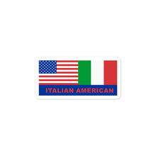 Load image into Gallery viewer, Italian American Flag stickers
