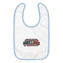 Load image into Gallery viewer, I've Got An Italian Attitude Embroidered Baby Bib
