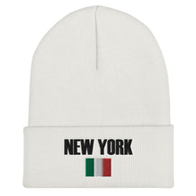 Load image into Gallery viewer, New York Italian Flag Cuffed Beanie