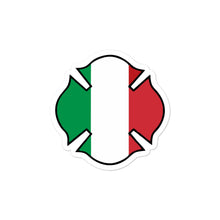 Load image into Gallery viewer, Italian Firefighters Flag Bubble-free stickers