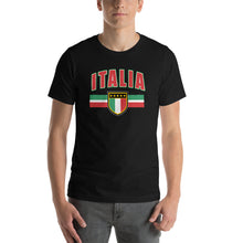 Load image into Gallery viewer, Italia Shield Short-Sleeve Unisex T-Shirt