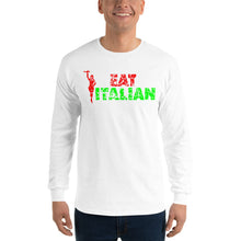 Load image into Gallery viewer, Eat Italian Unisex Long Sleeve Shirt