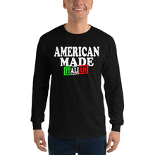 Load image into Gallery viewer, American Made With Italian Parts Unisex Long Sleeve Shirt