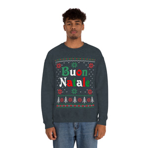 Buon Natale Unisex Heavy Blend™ Crewneck Sweatshirt - Guidogear