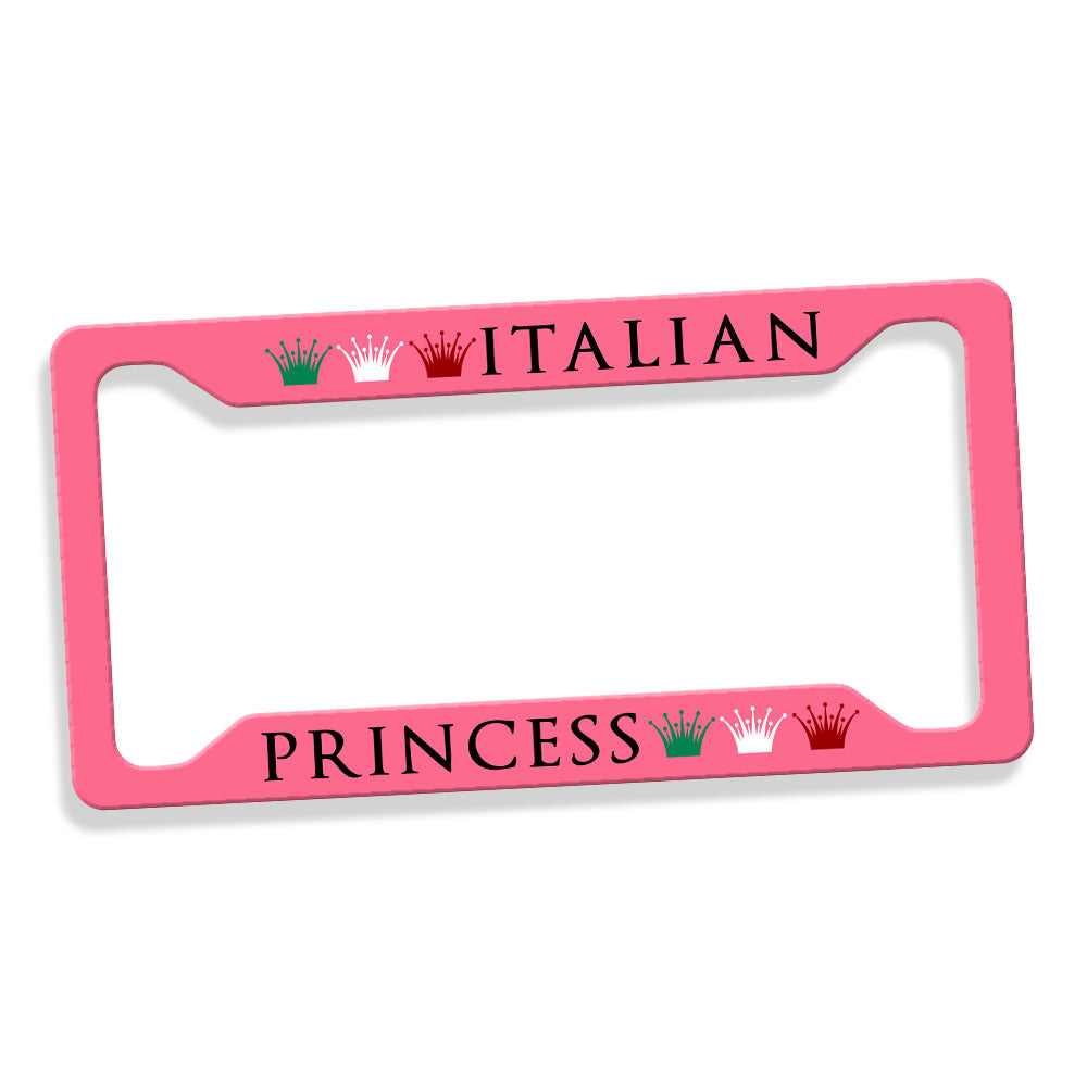 Italian / Sicilian Princess License Plate Frame - Guidogear