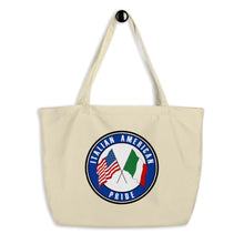 Load image into Gallery viewer, Italian American Pride Large organic tote bag - Guidogear
