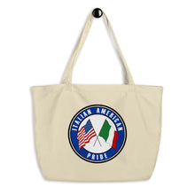 Load image into Gallery viewer, Italian American Pride Large organic tote bag - Guidogear
