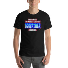 Load image into Gallery viewer, World's Greatest Godfather Short-Sleeve Unisex T-Shirt - Guidogear