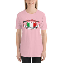 Load image into Gallery viewer, Everyone Loves An Italian Girl - Wings Short-Sleeve Unisex T-Shirt - Guidogear