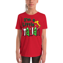 Load image into Gallery viewer, I'm A Little Italian Youth Short Sleeve T-Shirt - Guidogear