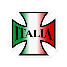 Load image into Gallery viewer, Italia Biker Cross Bubble-free stickers - Guidogear
