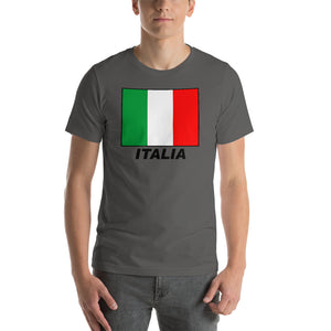 Italia Flag Short-Sleeve Unisex T-Shirt - Guidogear