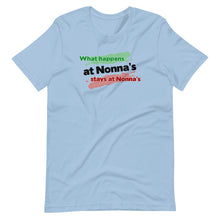 Load image into Gallery viewer, What Happens at Nonna's Stays at Nonna's Short-Sleeve Unisex T-Shirt - Guidogear