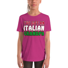 Load image into Gallery viewer, I&#39;ve Got An Italian Grandpa Youth Short Sleeve T-Shirt - Guidogear
