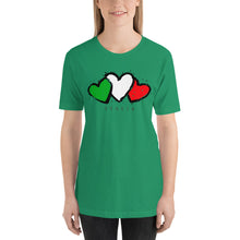Load image into Gallery viewer, Italian Hearts Short-Sleeve Unisex T-Shirt - Guidogear
