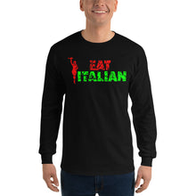 Load image into Gallery viewer, Eat Italian Unisex Long Sleeve Shirt - Guidogear