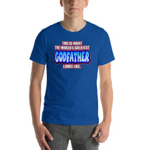 Load image into Gallery viewer, World's Greatest Godfather Short-Sleeve Unisex T-Shirt - Guidogear