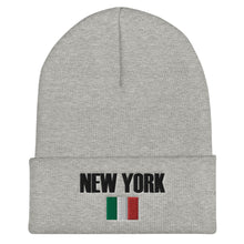 Load image into Gallery viewer, New York Italian Flag Cuffed Beanie - Guidogear