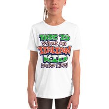 Load image into Gallery viewer, This Is What An Italian Kid Looks Like Youth Short Sleeve T-Shirt - Guidogear
