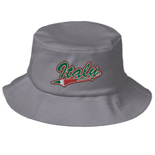 Load image into Gallery viewer, Italy Flag Tail Old School Bucket Hat - Guidogear
