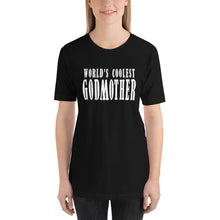 Load image into Gallery viewer, World's Coolest Godmother Short-Sleeve Unisex T-Shirt - Guidogear