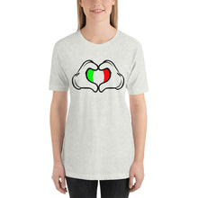 Load image into Gallery viewer, I &lt;3 Italy Short-Sleeve Unisex T-Shirt - Guidogear
