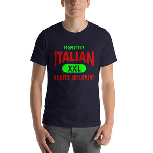 Property Of Italian Color Italian Short-Sleeve Unisex T-Shirt - Guidogear