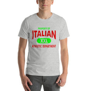Property Of Italian Color Italian Short-Sleeve Unisex T-Shirt - Guidogear