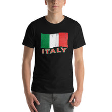 Load image into Gallery viewer, Vintage Italy Flag Short-Sleeve Unisex T-Shirt - Guidogear
