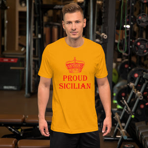 Proud Sicilian Short-Sleeve Unisex T-Shirt - Guidogear