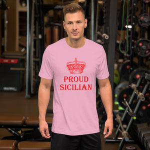 Proud Sicilian Short-Sleeve Unisex T-Shirt - Guidogear