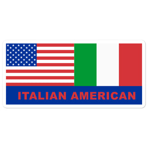 Italian American Flag stickers - Guidogear