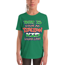 Load image into Gallery viewer, This Is What An Italian Kid Looks Like Youth Short Sleeve T-Shirt - Guidogear