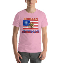 Load image into Gallery viewer, Sicilian American Short-Sleeve Unisex T-Shirt - Guidogear