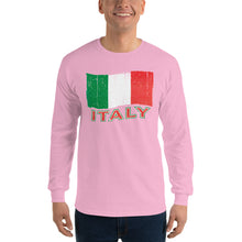 Load image into Gallery viewer, Vintage Italy Flag Unisex Long Sleeve Shirt - Guidogear
